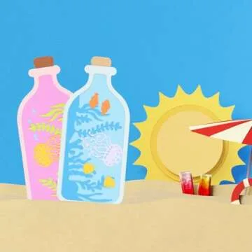 GLOBLELAND Drifting Bottle Cutting Dies for Crafting