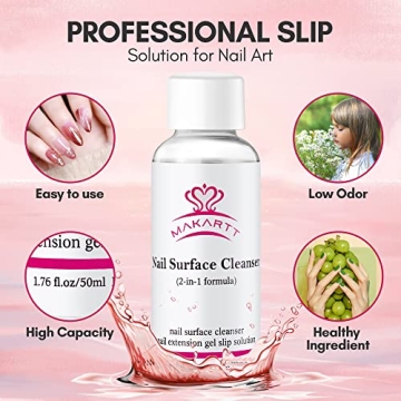 Makartt Slip Solution 3 in 1 Nail Cleanser & More