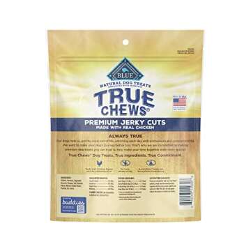 Blue Buffalo True Chews Premium Jerky Cuts Dog Treats, Made in the USA with Natural Ingredients, Chi...