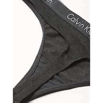 Calvin Klein Cotton Thong Panty Multipack Charcoal & Black