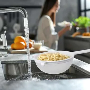 HIC 7-Inch Double-Ear Fine Mesh Strainer for Easy Straining