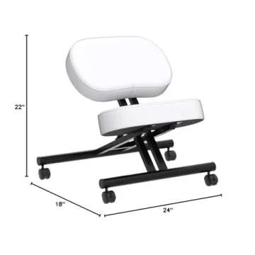 DRAGONN Ergonomic Kneeling Chair - Adjustable Comfort and Style