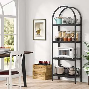Tribesigns 4-Tier Open Bookshelf, Easy Assembly Storage