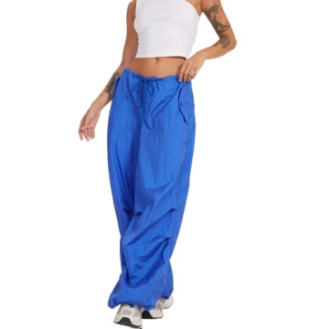 Stylish WOBONIU Women's Low Waist Cargo Pants for Every Occasion