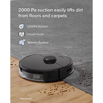Roborock S5 MAX Vacuum and Mop, Lidar Navigation, Alexa