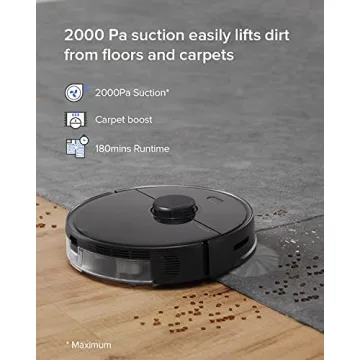 Roborock S5 MAX Vacuum and Mop, Lidar Navigation, Alexa