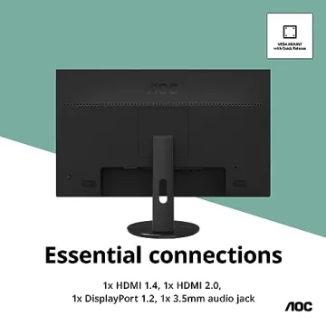 AOC U2790VQ 27" 4K UHD IPS Monitor with 5ms Response