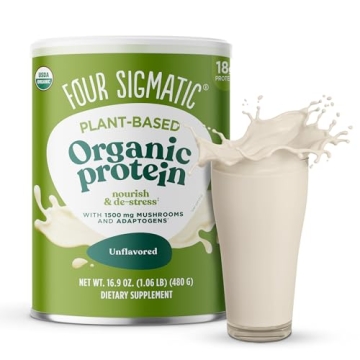 Four Sigmatic Organic Plant-Based Protein Powder - Power Up Your Nutrition