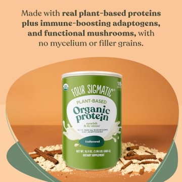 Four Sigmatic Organic Plant-Based Protein Powder for Health
