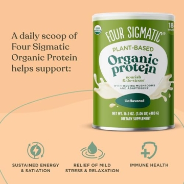 Four Sigmatic Organic Plant-Based Protein Powder for Health
