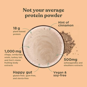 Four Sigmatic Organic Plant-Based Protein Powder for Health