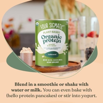 Four Sigmatic Organic Plant-Based Protein Powder for Health