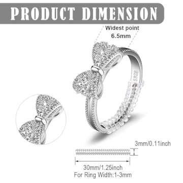 orders+placed+by+me 14k White Gold Plated 925 Sterling Silver Rings for Women, Cubic Zirconia Promise Rings for Her, Stackable Wedding Bands Rings for Women