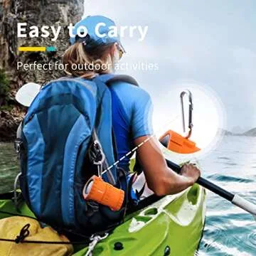 EBODA Waterproof Bluetooth Shower Speaker, Portable Wireless Outdoor Speakers with 24H Playtime, 2000mAh, IPX7 Floating for Kayak, Pool, Beach Accessories, Gifts for Men,Girls- Orange