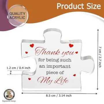 VELENTI Engraved Acrylic Thank You Gifts for All Occasions