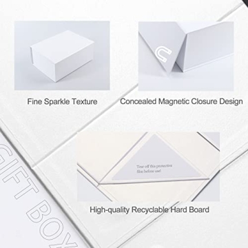 Ditwis Elegant Gift Boxes with Magnetic Closure - 4 Pack