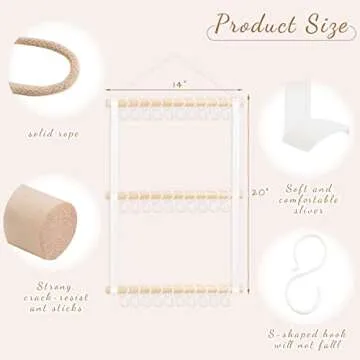 POVETIRE Headband Holder for Girls Hair Accessories