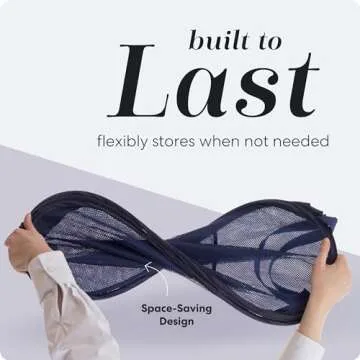 Handy Laundry Collapsible Mesh Pop Up Hamper with Wide Opening and Side Pocket – Breathable, Sturdy, Foldable, and Space-Saving Design for Clothes and Storage. (Blue | 2-Pack)