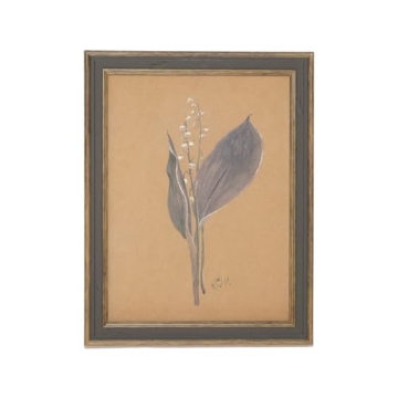 Petal Lane Floral Wall Art - Framed Antique Decor - Make Your Own Gallery Wall Frame Set - Dark Acad...