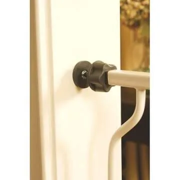 Extra Wide Safety Gate for Toddlers and Pets in White