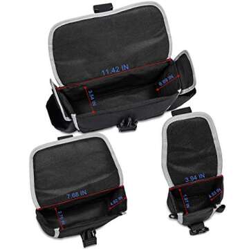 Sunluway Replace 82215429 Molle Bags Car Seat Back Organizers Seat Storage Bags for 2018 2019 2020 2021 Jeep Wrangler JL Rubicon