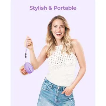 AMOOS BPA-Free Pill Organizer with 7 Compartments - Easy Access