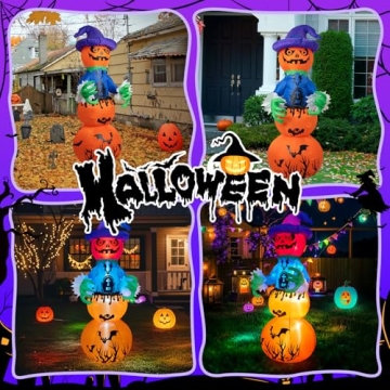 6FT Halloween Inflatable Pumpkins for Yard Decor