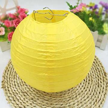LURICO 16 Colorful Paper Lanterns for Parties & Home Decor