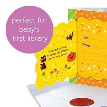 Baby's First Halloween Greeting Card Board Book for Newborns