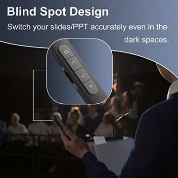 Wireless Presenter Remote for Presentations and Pets