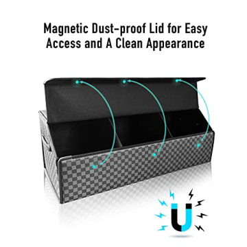 Fyzeoty Car Trunk Organizer - Premium Leather Storage Solution