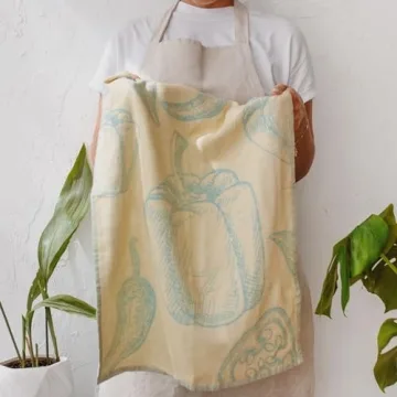 Sea Me at Home 100% Cotton Dish Towels Set of 4