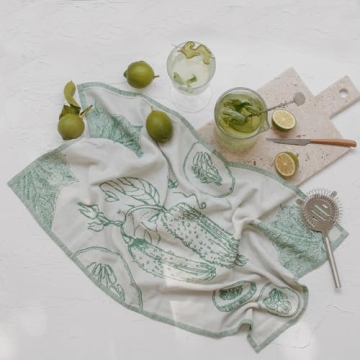 Sea Me at Home 100% Cotton Dish Towels Set of 4