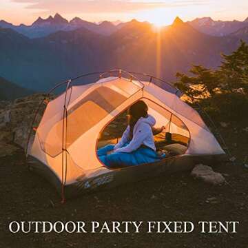 ZHOUBIN 18 inch Bungee Cords with Hooks - White Bungee Cords 6 Pcs