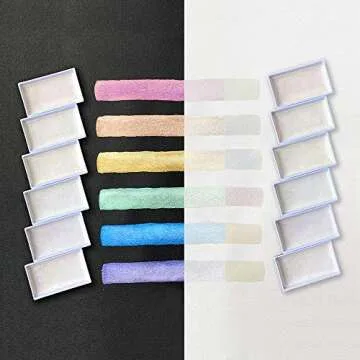 Kuretake Gansai Tambi Opal Watercolor Set of 6 Colors