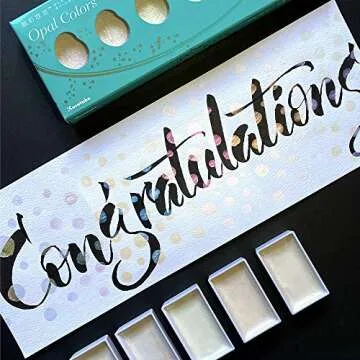 Kuretake Gansai Tambi Opal Watercolor Set of 6 Colors