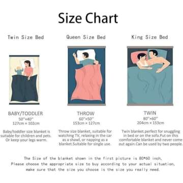 Vintage Mushroom Witchcraft Plant Blanket, Soft Blankets Flannel Bed Throw Cozy Lightweight Plush Gifts for Women Men Boys Girls Sofa Couch Bedroom Warm All Season, Home Decor, Small 50"x40"