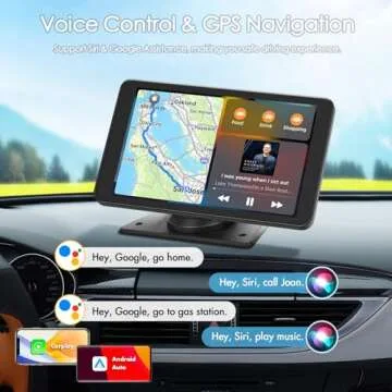 7" Car Stereo with Wireless CarPlay & Android Auto