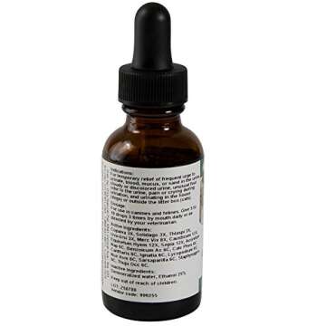 Only Natural Pet Urinary Tract, Kidney & Bladder Formula Homeopathic Remedy for Cats and Dogs