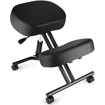 Himimi Kneeling Chair Ergonomic for Office, Height Adjustable Stool with Thick Foam Cushions for Hom...
