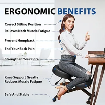 Himimi Ergonomic Kneeling Chair for Office and Home Use