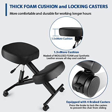 Himimi Ergonomic Kneeling Chair for Office and Home Use