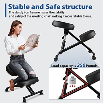 Himimi Ergonomic Kneeling Chair for Office and Home Use