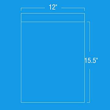 Trendy Metronic Poly Mailers 12x15.5 for Secure Shipping