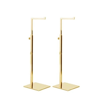 Stylish 2-Pack Metal Handbag Display Rack for Organizing Purse