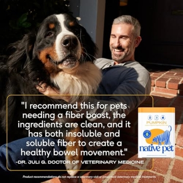 Native Pet Organic Pumpkin for Dogs - Natural Fiber Solution