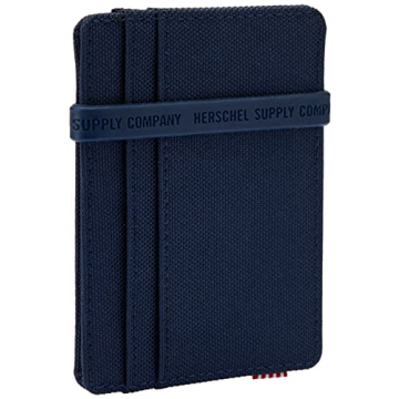 Herschel Men's Charlie Navy RFID Card Case Wallet