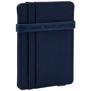 Herschel Men's Charlie Navy RFID Card Case Wallet