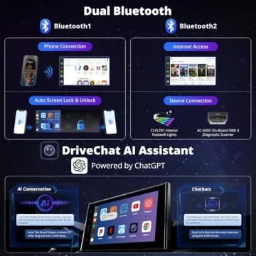 ATOTOZONE CB6 Wireless CarPlay Android Auto Adapter