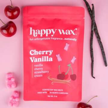 Happy Wax Orchard Blossom Spring Mix Soy Wax Melts - 6 Total Oz. Includes 2 oz Cherry Vanilla, 2 oz ...